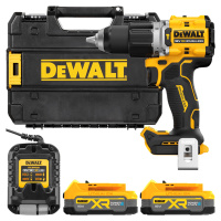 DEWALT 18V XR Aku vŕtačka s príklepom, 2x 1,7 Ah POWERSTACK DCD805E2T-QW