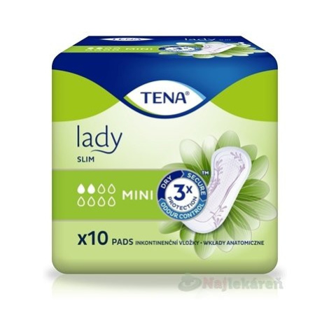 TENA Lady Slim Mini inkontinenčné vložky 1x10 ks