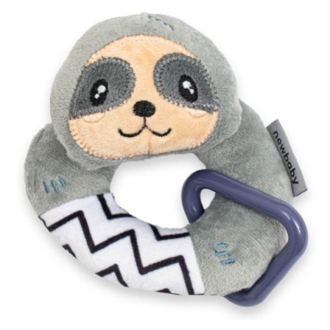 Detská plyšová hrkálka New Baby Sloth