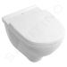 VILLEROY & BOCH - O.novo Závesné WC s doskou SoftClose, Combi-Pack, s CeramicPlus, biela 5660H1R