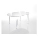 Rozkladací jedálenský stôl s bielou doskou 105x170 cm Elegant – Tomasucci
