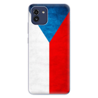 Odolné silikónové puzdro iSaprio - Czech Flag - Samsung Galaxy A03