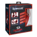 Redragon SAPPHIRE, herní sluchátka s mikrofonem, s regulací hlasitosti, bílo-červená, 2x 3.5 mm 