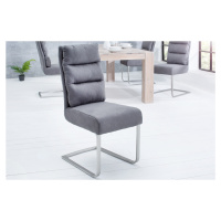 Estila Štýlová jedálenská stolička Comfort Vintage sivá