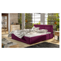 ELTAP BELLUNO 200X200 DREVENY KARKAS, MAT VELVET 68, DARK PURPLE, 22824