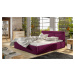 ELTAP BELLUNO 200X200 DREVENY KARKAS, MAT VELVET 68, DARK PURPLE, 22824