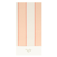 Obrus 137x259 cm Peach Stripe – Meri Meri