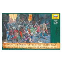 Wargames (AoB) figurky 8053 - French Infantry of the 100 Years War (1:72)