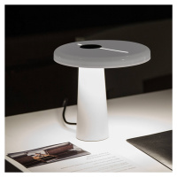 Martinelli Luce Hoop – stolná LED lampa v bielej