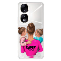Odolné silikónové puzdro iSaprio - Super Mama - Two Girls - Honor 90 5G