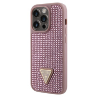 Guess Rhinestones Triangle Metal Apple iPhone 15 Pro GUHCP15LHDGTPP Pink