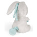 Plyšový zajačik s melódiou My Musical Rabbit Home Kaloo šedý 16 cm z jemnej plyše a 'Brahms Lull
