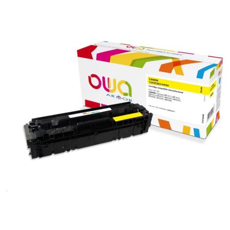 OWA Armor toner pre CANON LBP 611Cn, 613Cdw, 631Cn, 633Cdw, MFP635Cx, 2200 ks., žltá/žltá (CRG04