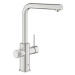 Drezová batéria Grohe GROHE Blue Pure 2022 s filtrom supersteel 30601DC0