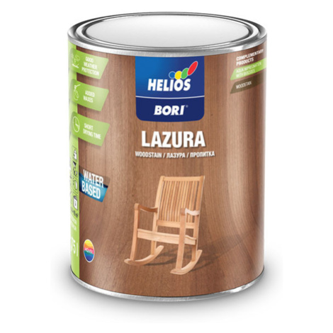 HELIOS BORI Lazúra - Lazúra na drevo 2,5 l 13 - biela