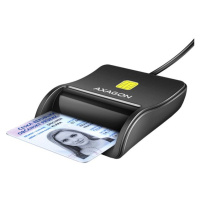 AXAGON CRE-SM3N USB-A FlatReader čítačka kontaktných kariet Smart card (eObčanka), kábel 1.3m