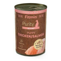 Fitmin dog Purity konzerva cons PUPPY salm&chicken 400g + Množstevná zľava zľava 15%
