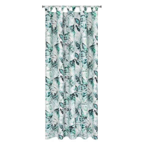 Zahradní závěs Freda 155x260 cm bílo-zelený Eurofirany