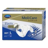 MoliCare Premium Elastic 9 kvapiek L plienkové nohavičky zalepovacie 24 ks