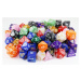 TLAMA games Sada 7 perleťových kostek pro RPG (9 barev) Barva: Černá