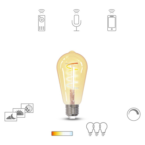 Müller Licht tint LED žiarovka zlatá E27 5,5 W