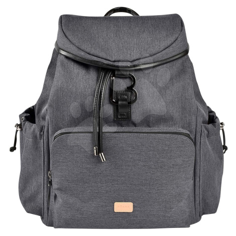 Prebaľovacia taška ako batoh Vancouver Backpack Dark Grey Beaba s doplnkami 22 l objem 42 cm šed