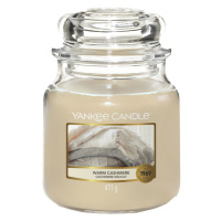 YANKEE CANDLE Classic Vonná sviečka stredná Warm Cashmere 411 g