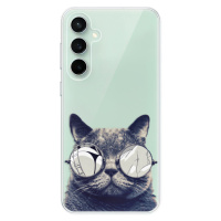 Odolné silikónové puzdro iSaprio - Crazy Cat 01 - Samsung Galaxy S23 FE