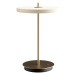 Biela LED stolová lampa so stmievačom s kovovým tienidlom (výška  31 cm) Asteria Move – UMAGE
