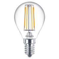 Philips LED Cla 40W P45 E14 2700K sklo