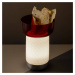 Artemide Bontà stolná LED lampa, červená miska
