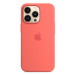 Silikónové puzdro Apple na Apple iPhone 13 Pro MM2E3ZM/A Silicone Case with MagSafe Pink Pomelo