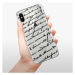 Plastové puzdro iSaprio - Handwriting 01 - black - iPhone X