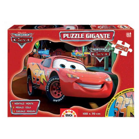 Detské puzzle Giant Autá Educa 250 dielov 13842 farebné