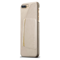 Kryt MUJJO Leather Wallet Case for iPhone 8 Plus / 7 Plus - Champagne (MUJJO-CS-027-CH)