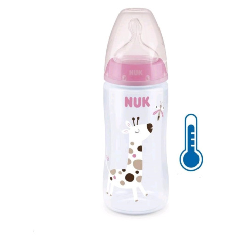 NUK Dojčenská fľaša FC+Temperature Controll BOX-Flow Control cumlík blue 300 ml