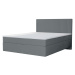 Expedo Čalúnená posteľ boxspring SENICA 2, 200x140, monolith 09