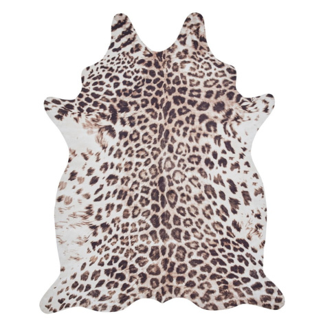 Hnedo-béžový koberec 195x155 cm Faux Leopard - Think Rugs