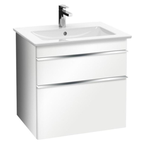 Kúpeľňová skrinka pod umývadlo Villeroy & Boch Venticello 55,3x50,2x59 cm biela lesk A92301DH