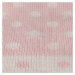 Ružová detská bavlnená deka Homemania Decor Baby Baby Dots, 90 x 90 cm