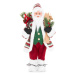 Dekorácia MagicHome Vianoce, Santa s lyžami, 80 cm