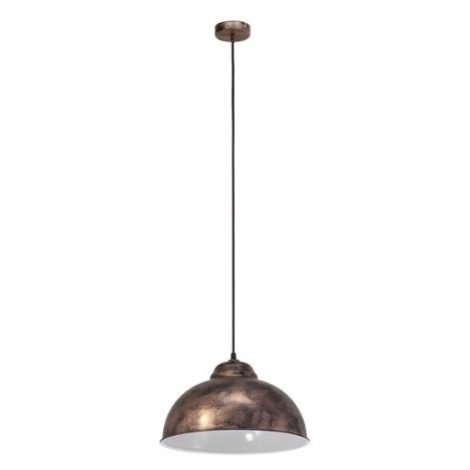 LED osvetlenie Eglo Truro oceľová meď-antika 49248