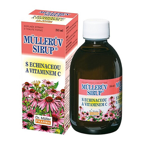 DR. MÜLLER Müllerov sirup s echinaceou a vitamínom C 245 ml