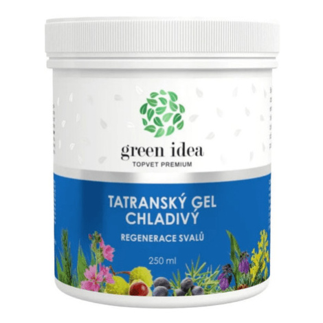 GREEN IDEA Tatranský bylinný gél chladivý 250 ml Topvet