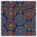 MINDTHEGAP Ajrak Blue - tapeta