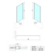 POLYSAN - DEEP sprchová bočná stena 750x1650, číre sklo MD3116