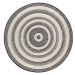Sivo-biely koberec Mint Rugs Handira Circle, ⌀ 160 cm