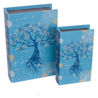 Signes Grimalt  Box Book Strom Života 2 Jednotky  Košíky, škatule Modrá