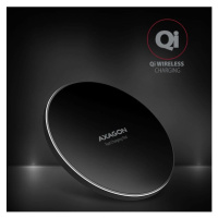 AXAGON WDCP10T tenká bezdrôtová rýchlonabíjačka Qi 5/7.5/10W micro USB