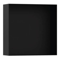 Polička Hansgrohe XtraStoris Minimalistic bez orámovania vo farbe matná čierna 56073670